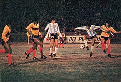 Argentina playing Ecuador in Quito