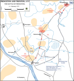 The Battle of Princeton, January 2–3, 1777