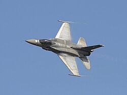 F-16C Block 52 of the Hellenic Air Force with conformal fuel tanks and Advanced IFF (AIFF)