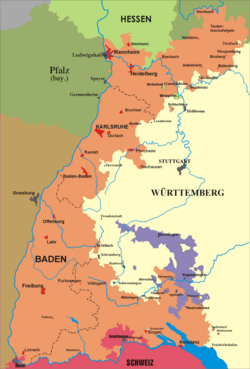 Baden from 1819 to 1945: Grand Duchy of Baden