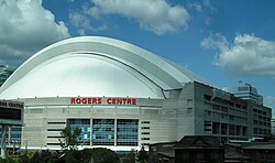 SkyDome, known as Rogers Centre since 2005, was the original venue for Raptors home games from 1995 to 1999