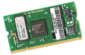 Toradex Colibri XScale Monahans PXA290 SODIMM-module (prototype of Marvell PXA320 SODIMM-module)
