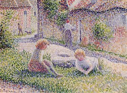 Camille Pissarro – Children on a Farm (1887