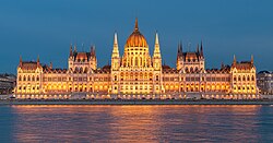 The Hungarian Parliament, completed in 1904