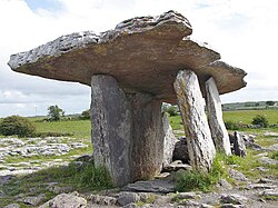Poulnabrone dolmen in County Clare, Ireland