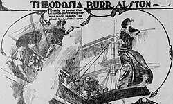 The San Francisco Call's cartoon about Theodosia's possible fate.
