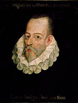 Miguel de Cervantes, novelist who is acknowledged as a literary genius