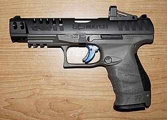 Walther PPQ Q5 Match 9mm with red dot reflex sight