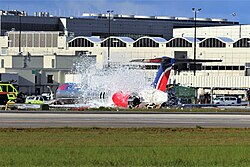 The aftermath of RED Air Flight 203 in June 2022