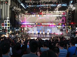 Kara performing in California in 2012