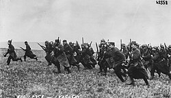French infantry charge, 1914