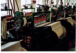A Draper loom in the textile museum, Lowell, Massachusetts