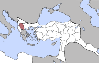 Monastir Vilayet, Ottoman Empire (1900)