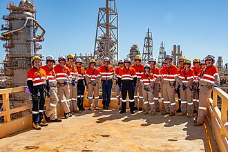 US officials visiting Chevron's Barrow Island facilities