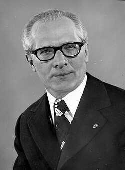 East German leader Erich Honecker lost control in August 1989
