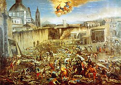 Naples during the Naples Plague in 1656