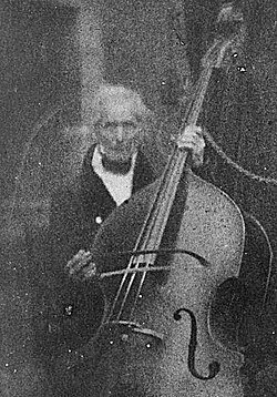 The Italian bass virtuoso Domenico Dragonetti helped to encourage composers to give more difficult parts for his instrument.