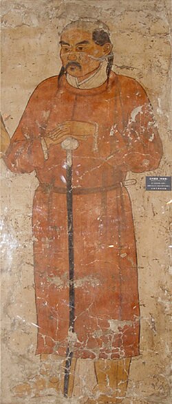 Khitan holding a mace