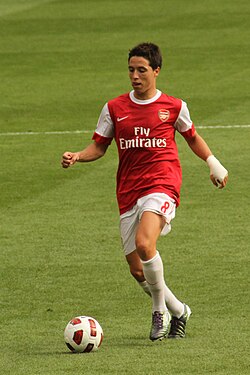 Nasri during the 2010–11 season