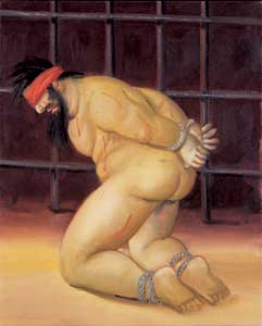 Abu Ghraib, 2005, oil on canvas. Botero painted the abuses of Abu Ghraib between 2004 and 2005 as a permanent accusation.