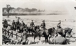 Arthur and his viceregal party visited the Valcartier military base in 1914.