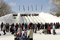 Winterlude is an annual winter festival held in Ottawa.
