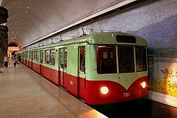 Pyongyang Metro with bomb shelter functions