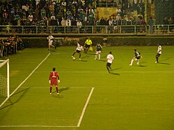 Palmeiras against Liga Deportiva Universitaria in 2009