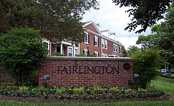 Fairlington Entrance at 32nd Road South