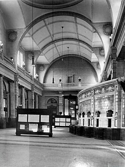 Tickets office in the main hall, 1915