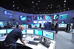 The ESOC European Space Operations Command in Darmstadt