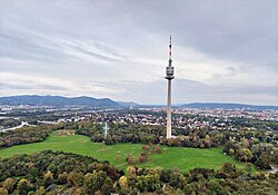 The Donauturm in the Donaupark.