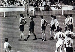 Rattín is sent off in the Argentina vs England match in the 1966 FIFA World Cup