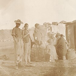 Native Africans interned in the Bronkerspruit camp