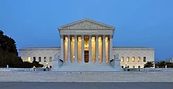 The U.S. Supreme Court Building in Washington, D.C., the home of the Supreme Court since 1935