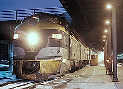 C&O's The Pere Marquette at Grand Central Station in Chicago on December 26, 1967