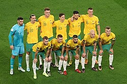 The Australia starting XI for their first group match