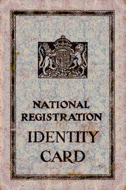 An adult Identity Card – 1943