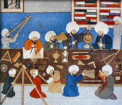 The Constantinople observatory of Taqi ad-Din in 1577