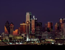 Sunset in Downtown Dallas