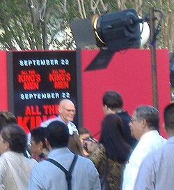 James Carville, executive producer, at the film's premiere.