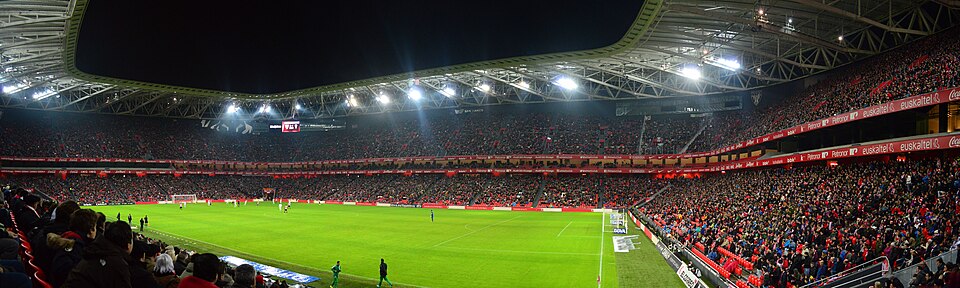Panoramic view of San Mames stadium