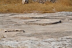 Limestone bedrock at Göbekli Tepe, an example of Urfa limestone