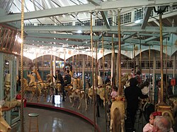 Carousel in Carousel Gardens Amusement Park