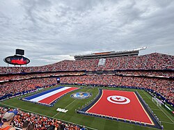 National anthems ceremony prior to the Netherlands vs Tunisia match of the 2026 FIFA World Cup