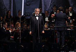 Andrea Bocelli concert in Gibraltar, September 2019
