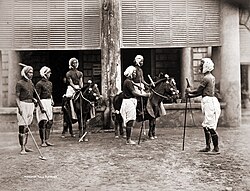 Manipuri polo players in 1875