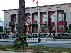 The legislature's building in Rabat
