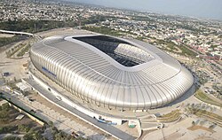 The 53,500-capacity Estadio BBVA Bancomer, home to football team Monterrey, is expected to host some matches of the 2026 FIFA World Cup, which will be held in North America.[22][23]