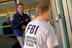 An FBI evidence response team[clarification needed]